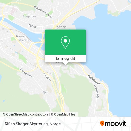 Riflen Skoger Skytterlag kart