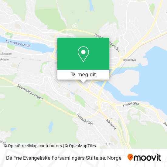 De Frie Evangeliske Forsamlingers Stiftelse kart