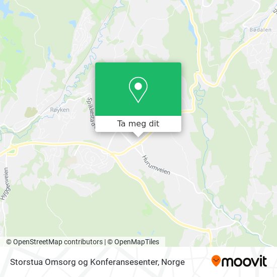 Storstua Omsorg og Konferansesenter kart
