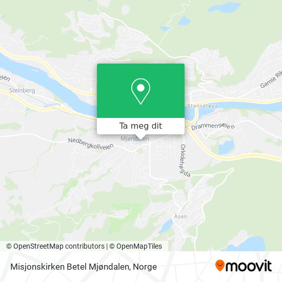 Misjonskirken Betel Mjøndalen kart