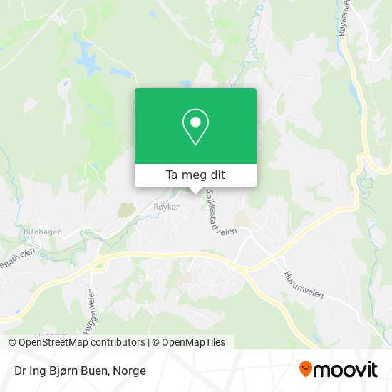 Dr Ing Bjørn Buen kart
