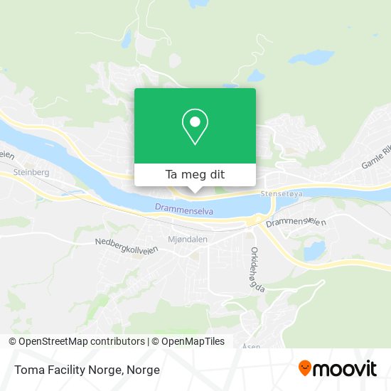 Toma Facility Norge kart