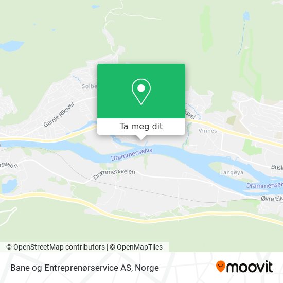 Bane og Entreprenørservice AS kart