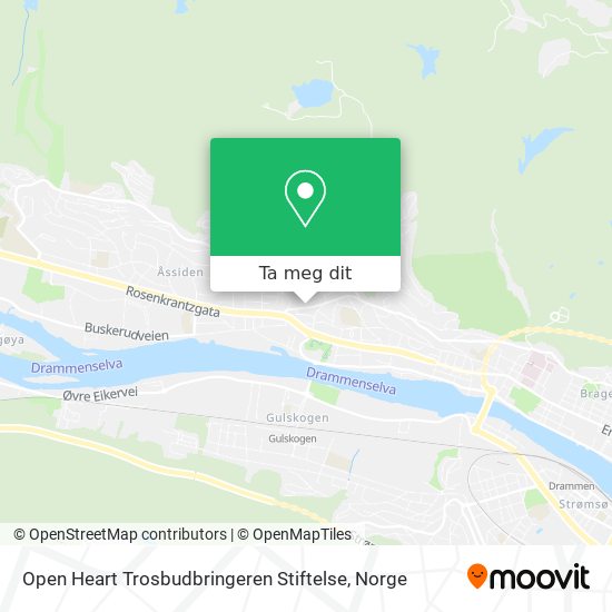Open Heart Trosbudbringeren Stiftelse kart