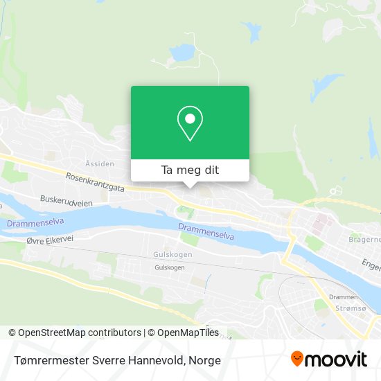 Tømrermester Sverre Hannevold kart