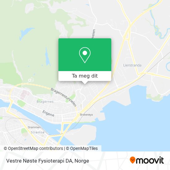 Vestre Nøste Fysioterapi DA kart