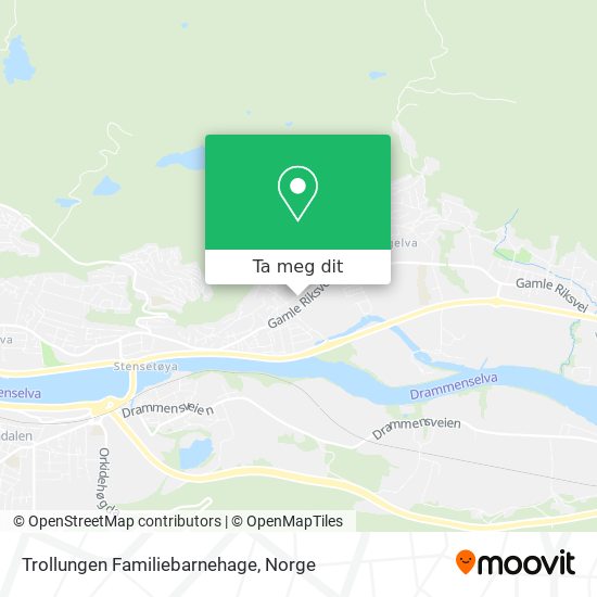 Trollungen Familiebarnehage kart