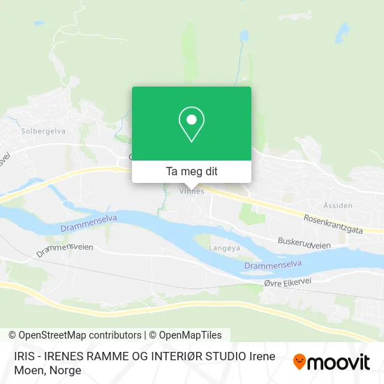 IRIS - IRENES RAMME OG INTERIØR STUDIO Irene Moen kart