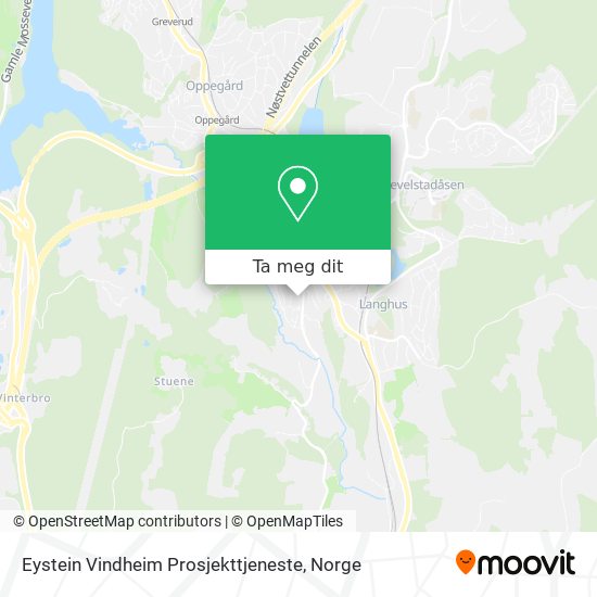 Eystein Vindheim Prosjekttjeneste kart