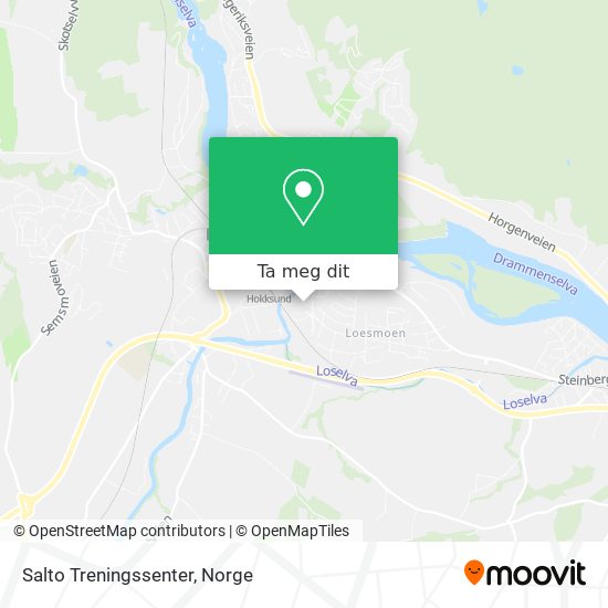 Salto Treningssenter kart