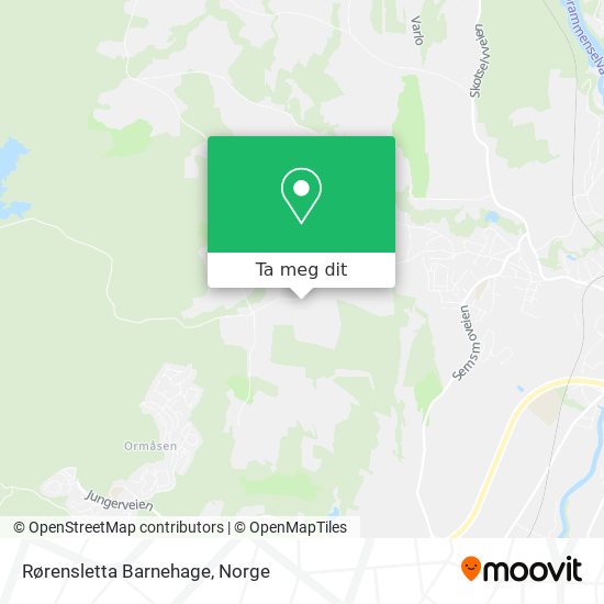 Rørensletta Barnehage kart