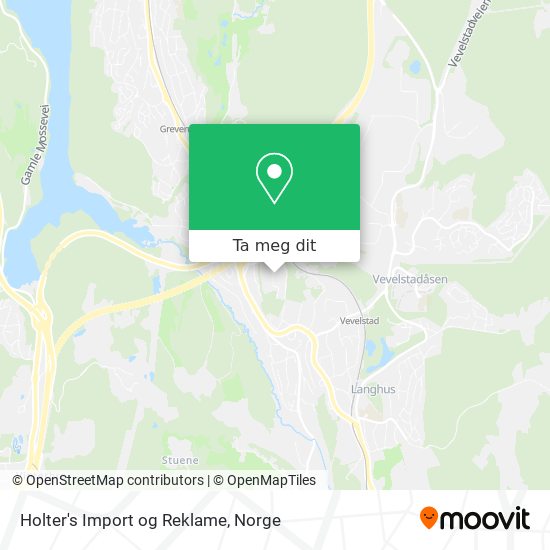 Holter's Import og Reklame kart