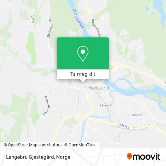Langebru Gjestegård kart
