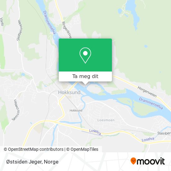 Østsiden Jeger kart