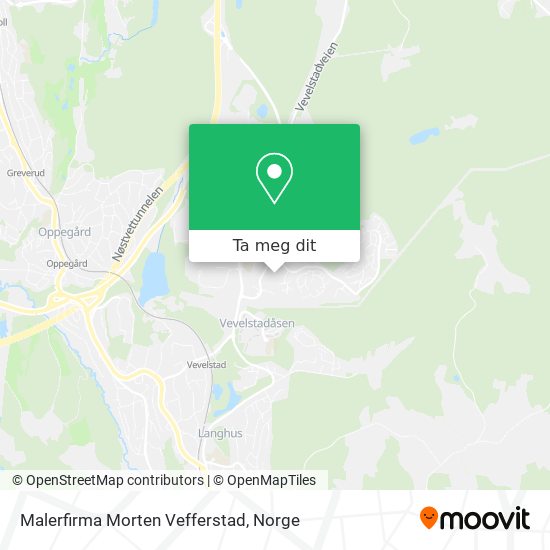 Malerfirma Morten Vefferstad kart