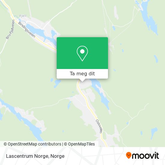Lascentrum Norge kart
