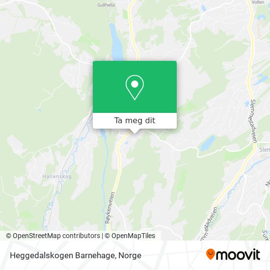 Heggedalskogen Barnehage kart