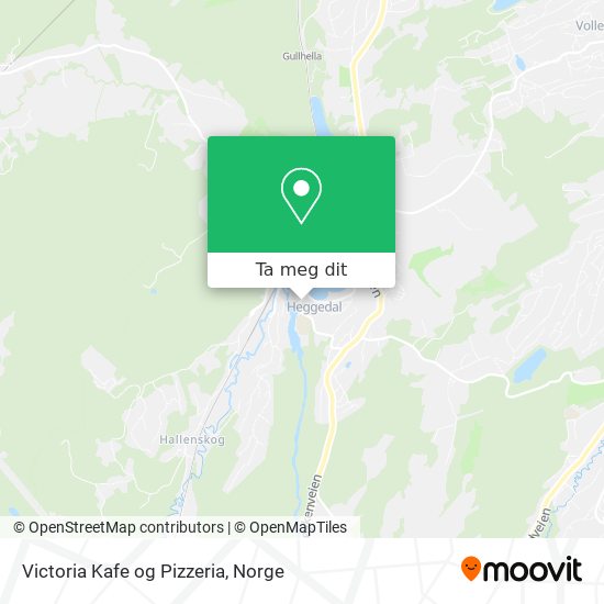 Victoria Kafe og Pizzeria kart