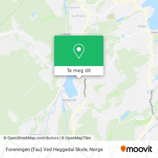 Foreningen (Fau) Ved Heggedal Skole kart