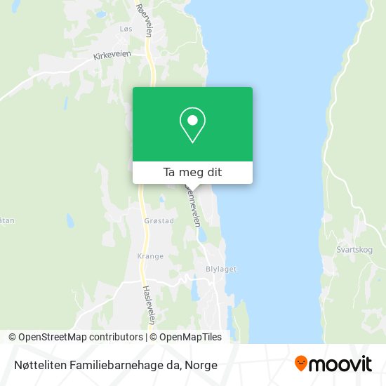 Nøtteliten Familiebarnehage da kart