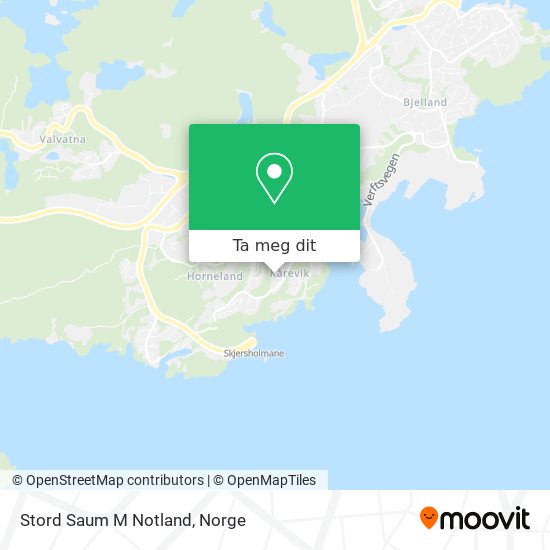Stord Saum M Notland kart