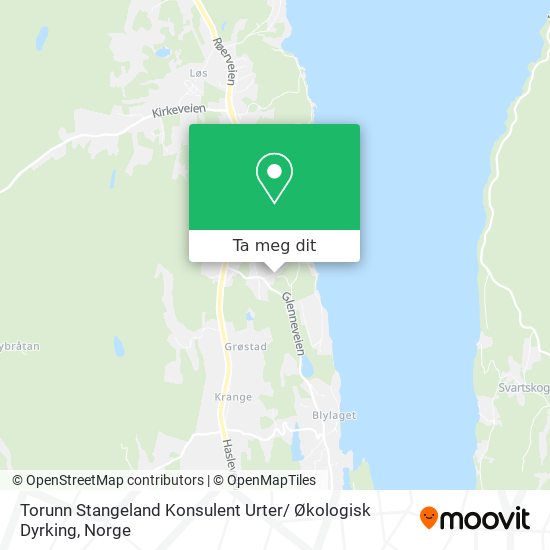 Torunn Stangeland Konsulent Urter/ Økologisk Dyrking kart