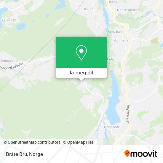 Bråte Bru kart