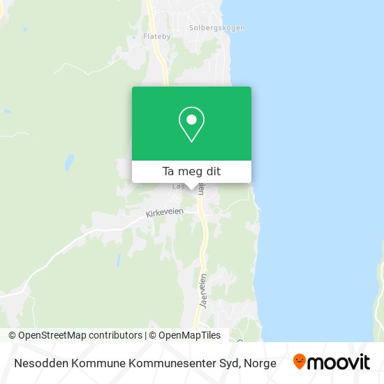 Nesodden Kommune Kommunesenter Syd kart