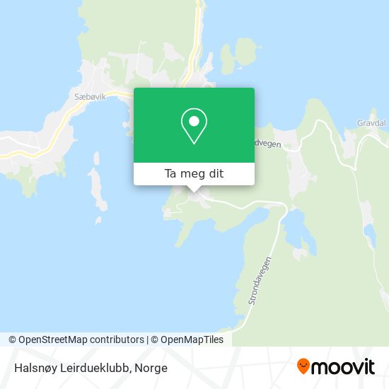 Halsnøy Leirdueklubb kart