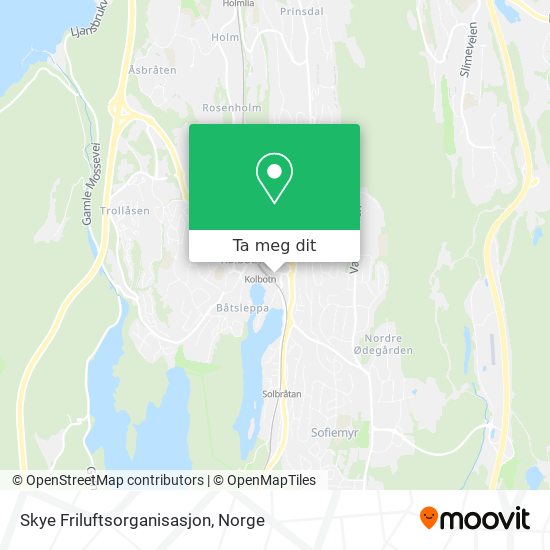 Skye Friluftsorganisasjon kart