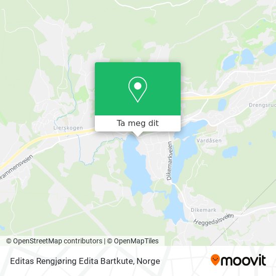Editas Rengjøring Edita Bartkute kart