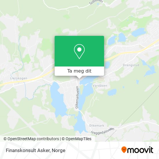 Finanskonsult Asker kart