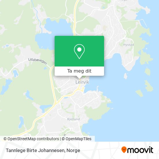 Tannlege Birte Johannesen kart