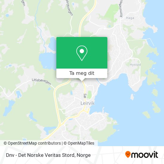 Dnv - Det Norske Veritas Stord kart