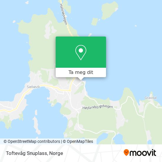 Toftevåg Snuplass kart