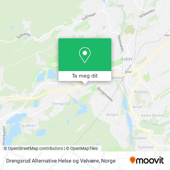 Drengsrud Alternative Helse og Velvære kart