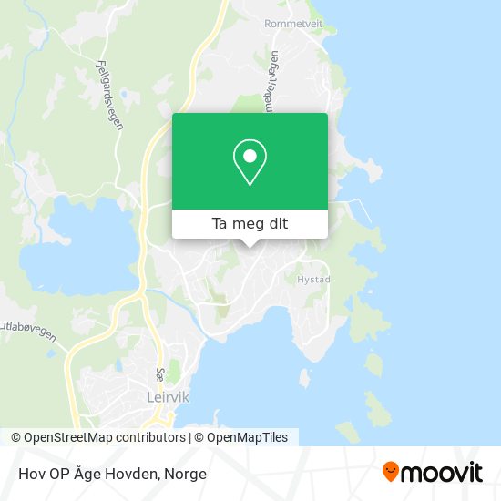 Hov OP Åge Hovden kart