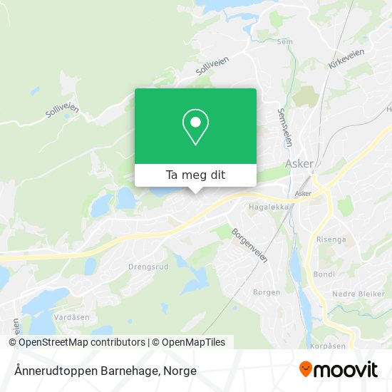 Ånnerudtoppen Barnehage kart