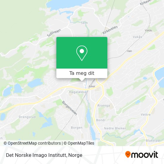Det Norske Imago Institutt kart