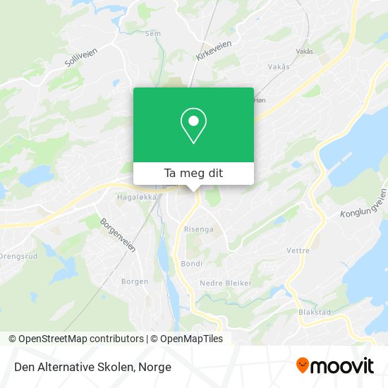 Den Alternative Skolen kart