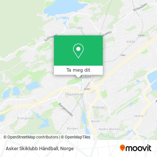 Asker Skiklubb Håndball kart