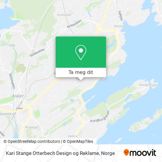 Kari Stange Otterbech Design og Reklame kart