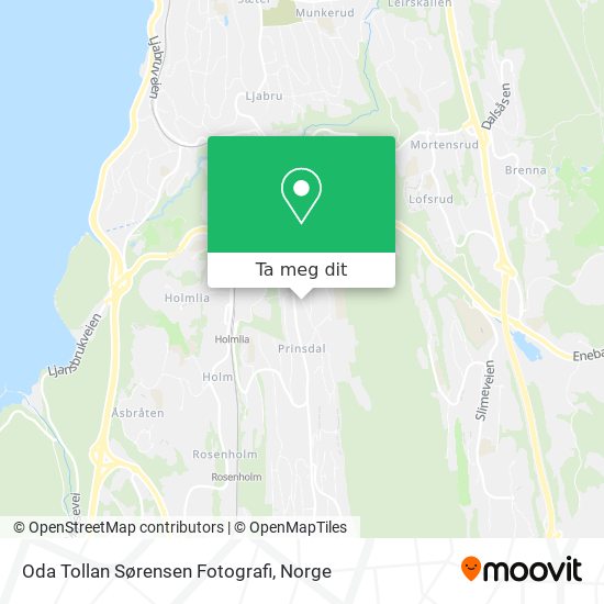 Oda Tollan Sørensen Fotografi kart