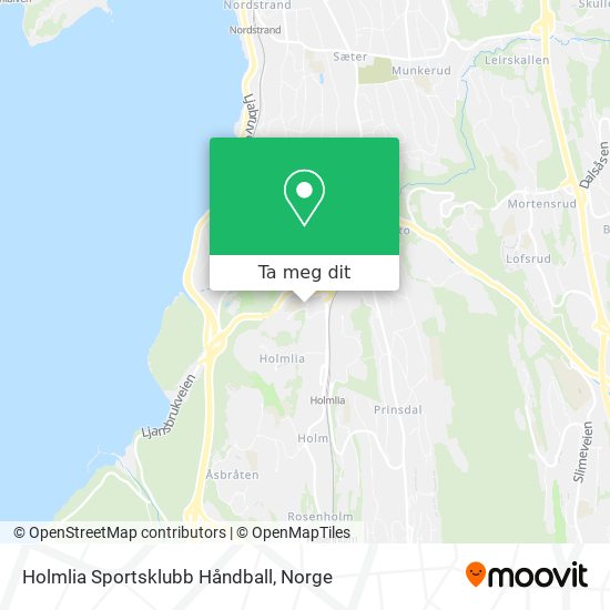 Holmlia Sportsklubb Håndball kart