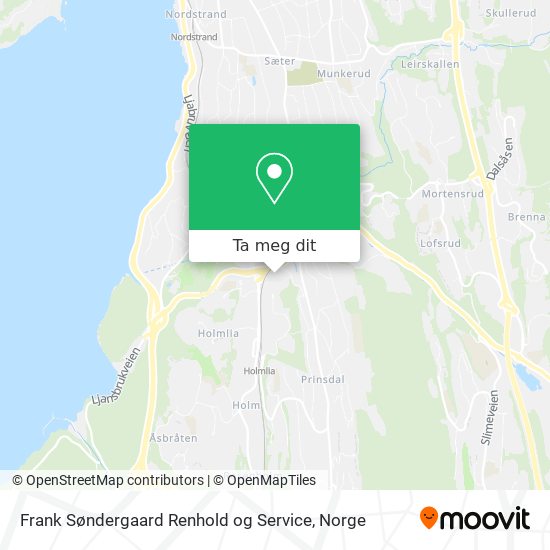 Frank Søndergaard Renhold og Service kart