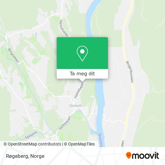 Røgeberg kart
