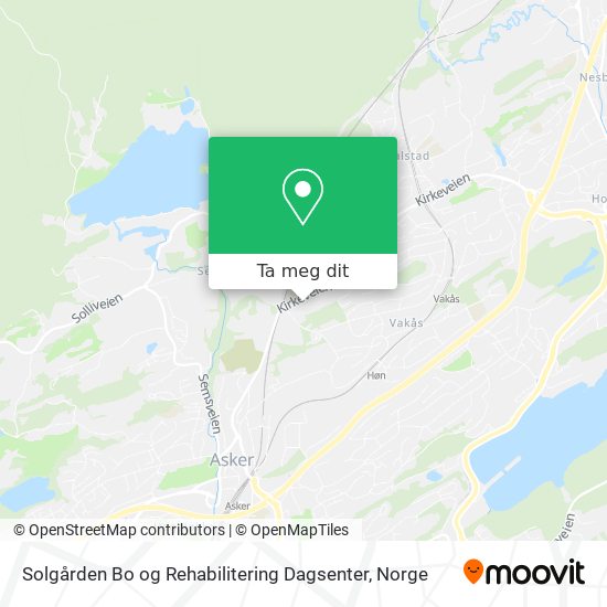 Solgården Bo og Rehabilitering Dagsenter kart