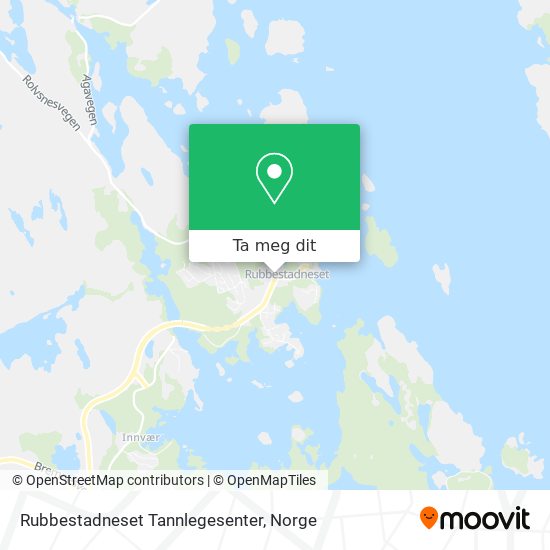 Rubbestadneset Tannlegesenter kart