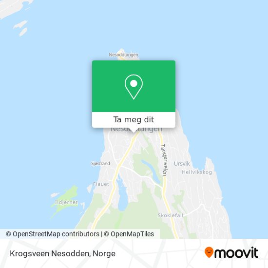 Krogsveen Nesodden kart