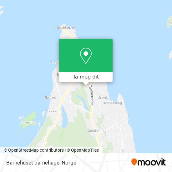 Barnehuset barnehage kart